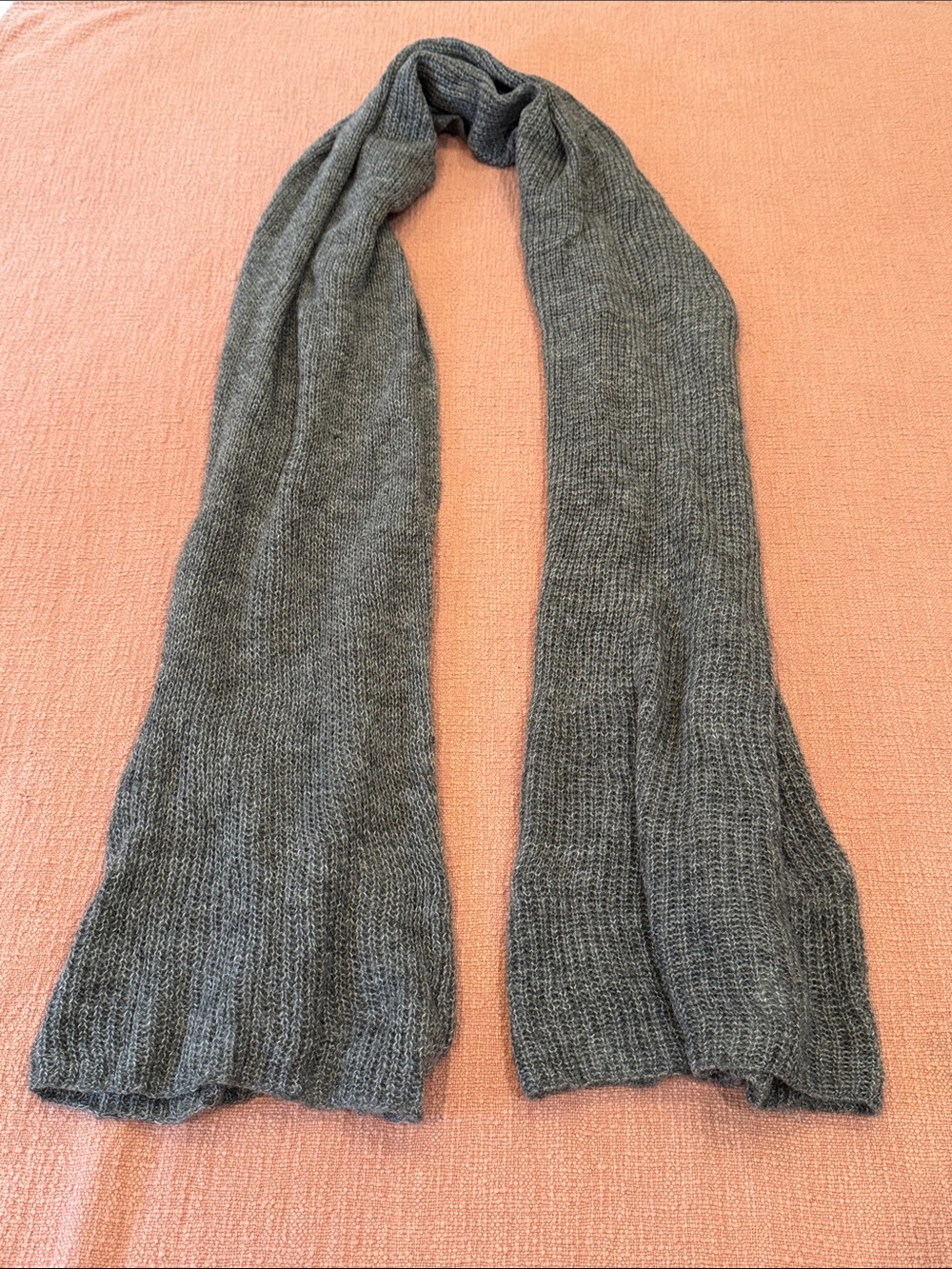 Vero Moda oversized Gray Knit Long Women's Scarf